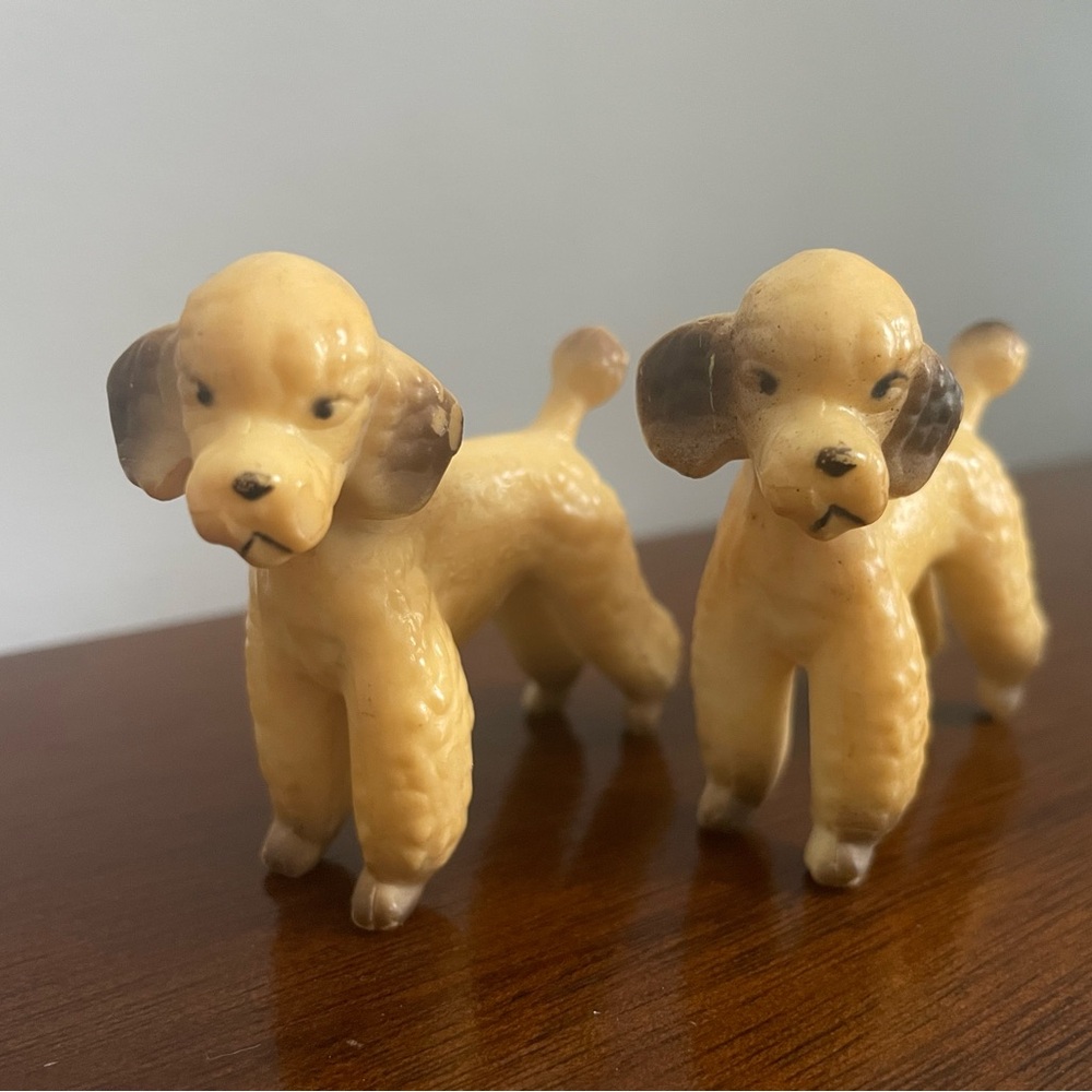 Vintage Wilton Poodle Cake Toppers-set of 2